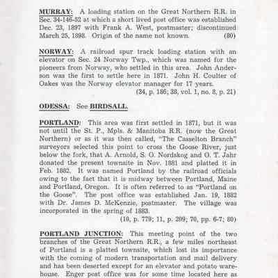 Origins of North Dakota Place Names, Traill County: Page 37