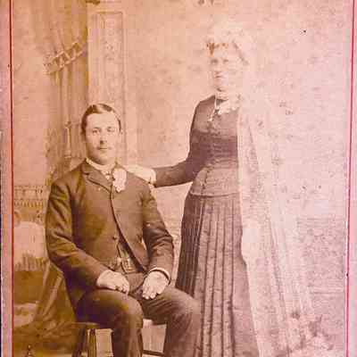 Swenson family: Bertha (Swenson) and Jacob Walters, early residents of Traill and then Cass Counties, North Dakota