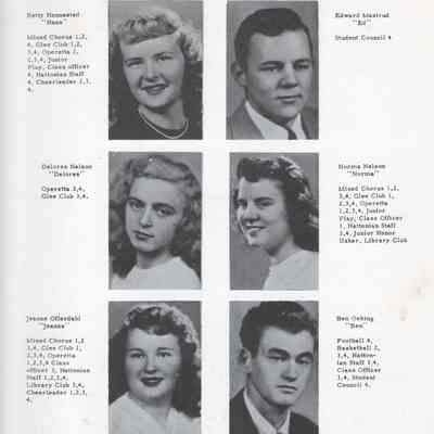 Hatton High School 1948 Yearbook: Class of 1948 Senior photographs, page 2
