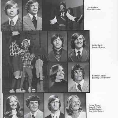 Hillsboro High School 1974 Yearbook: Class of 1974 Senior photographs on page 57