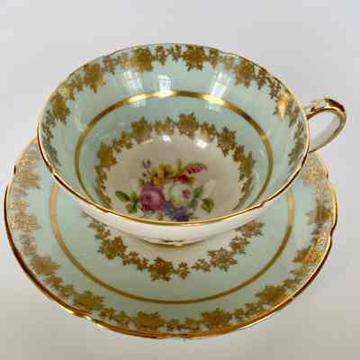 Cup and Saucer - Donated by Leila (Mrs. Joe) Anderson