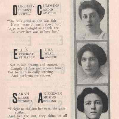 Mayville High School 1913 Yearbook: Senior photos, second page