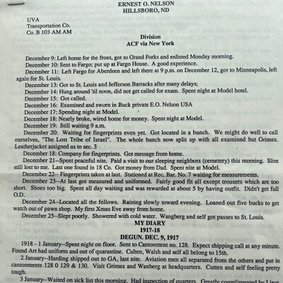 Nelson family: Ernest O. Nelson of Hillsboro, Traill County, North Dakota