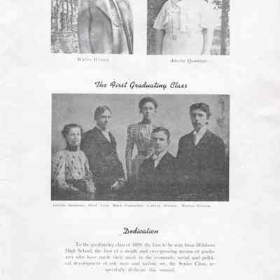 Hillsboro High School 1949 Yearbook: Dedication page
