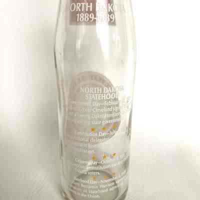 Coca-Cola North Dakota Centennial Bottle - 1989