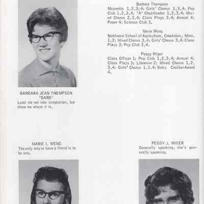Hillsboro High School 1961 Yearbook: Class of 1961 Senior photographs, page 24