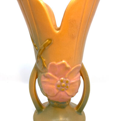 Weller Wild Rose Pottery Vase