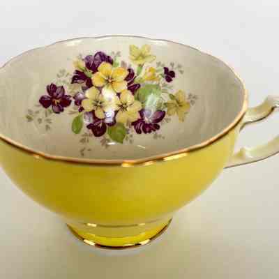 Cup and Saucer - Donated in memory of Esther (Mrs. Morris) Larson