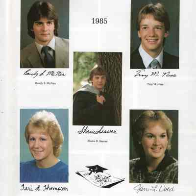 Hatton High School 1985 Yearbook: Class of 1985 Senior photographs, page 2