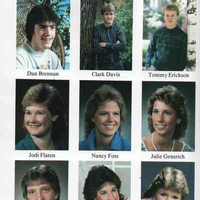Hatton High School 1986 Yearbook: Class of 1986 Senior photographs, page 2