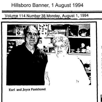Hillsboro Banner, 1 August 1994, page 1: Fankhanel's Variety Store. open house plans