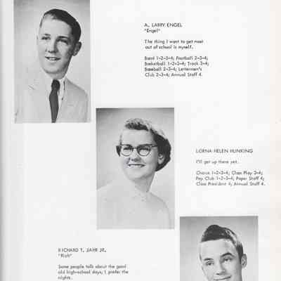Hillsboro High School 1955 Yearbook: Class of 1955 Senior photographs, page 13