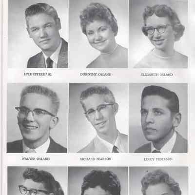 Mayville High School 1958 Yearbook: Senior photos, page 43