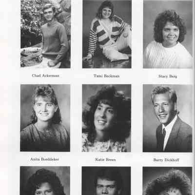 Hillsboro High School 1990 Yearbook: Class of 1990 Senior photographs on page 22