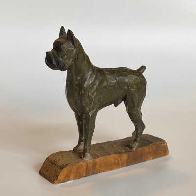 Hand-Carved Dog Figurine - McGee