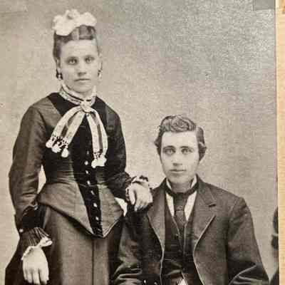 Bohnsack family: Friedericka Bohnsack (Mrs. William Hausmann), daughter to John Bohnsack, Traill Co. Pioneer