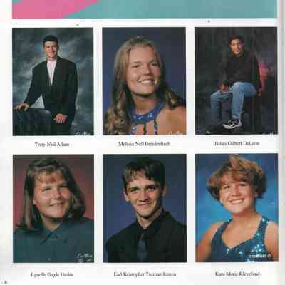 Central Valley High School 1996 Yearbook: Senior photos, page 6