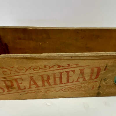 Spearhead Tobacco Wooden Crate