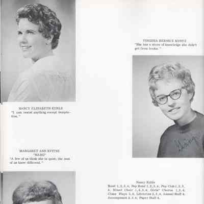 Hillsboro High School 1960 Yearbook: Class of 1960 Senior photographs, page 18