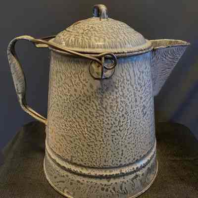 Enamel Coffee Pot