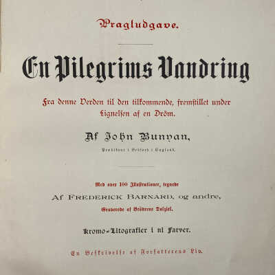 En Pilegrims Vandring (The Pilgrims Progress) - 1891