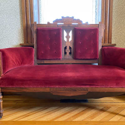 Settee & Two Side Chairs