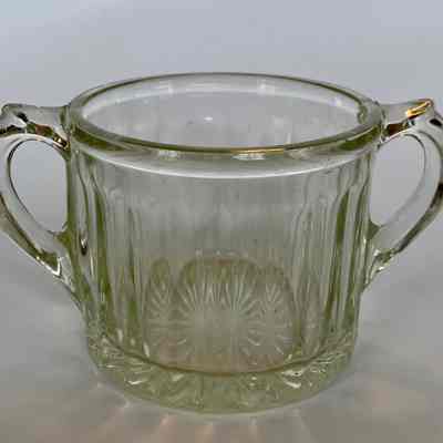 Glass Sugar Bowl