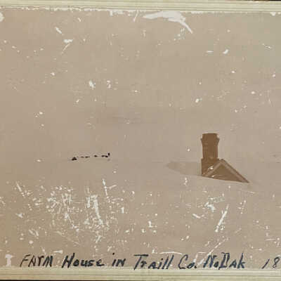 Winter of 1897 - Farm House East of Mayville, ND