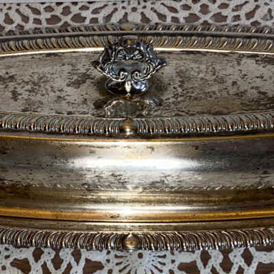 Pewter Butter Dish
