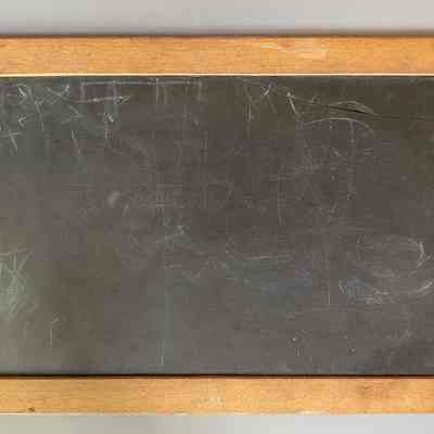 School Slate Used by Henry Gronke