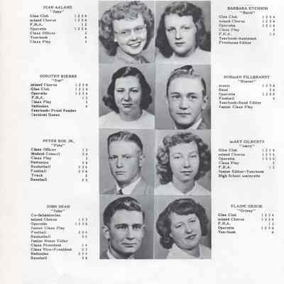 Hatton High School 1949 Yearbook: Class of 1949 Senior photographs, page 8