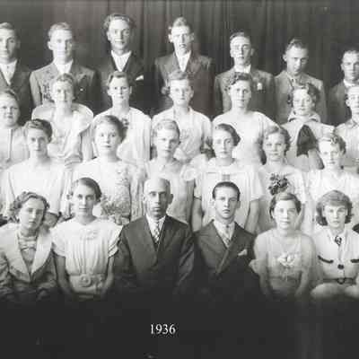 Hatton High School 1936 Class list & photo