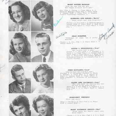Hillsboro High School 1948 Yearbook: Class of 1948 Senior photographs, page 1