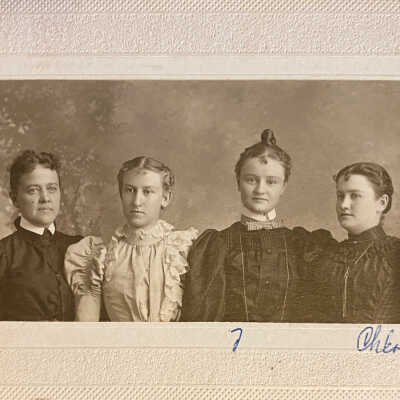 Two Unknown Women and Chloe & Elnora Lange