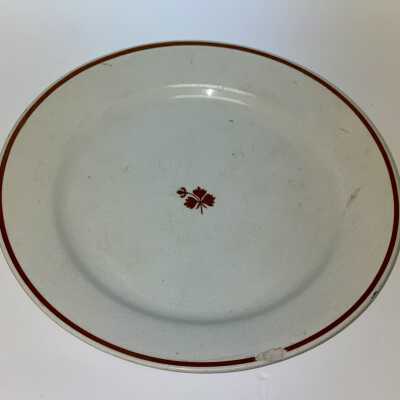Ironstone China Dinner Plate