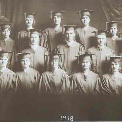 Hatton High School 1918 Class list & photo