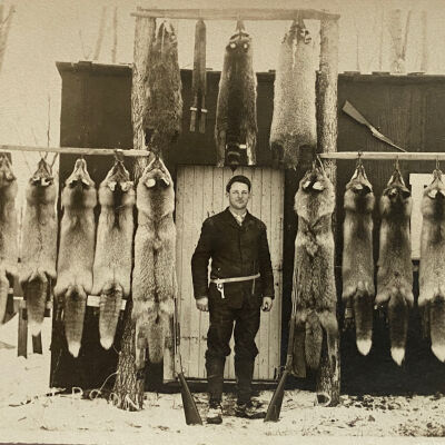 A hunter and his furs