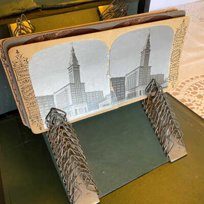 Stereoscope Slide Holder