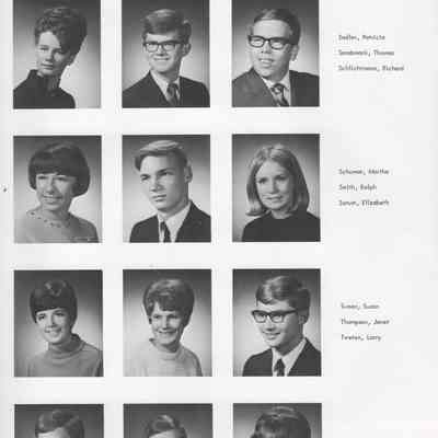 Hillsboro High School 1969 Yearbook: Class of 1969 Senior photographs on page 57