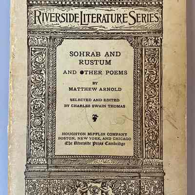 Sohrab and Rustin and Other Poems