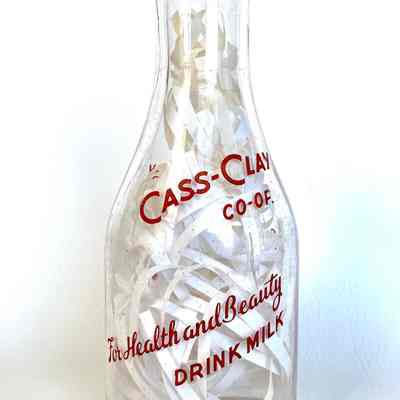 Cass-Clay Milk Bottle