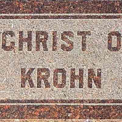 Grave-marker, Christopher O. Krohn: Cemetery #1, Hillsboro, ND, courtesy US Find-a-Grave