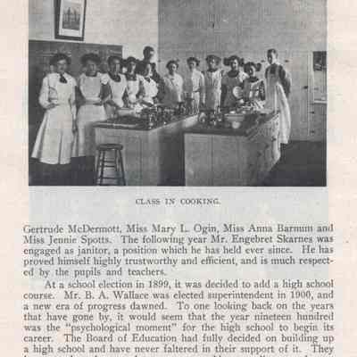 Mayville High School 1913 Yearbook: History, third page