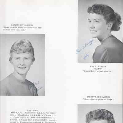 Hillsboro High School 1960 Yearbook: Class of 1960 Senior photographs, page 19