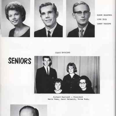 Hatton High School 1964 Yearbook: Class of 1964 Senior photographs, page 3