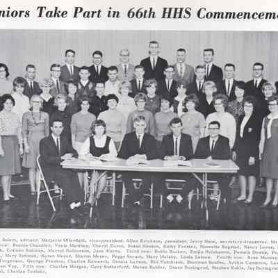 Hillsboro High School: 1965 Yearbook Senior Class photo