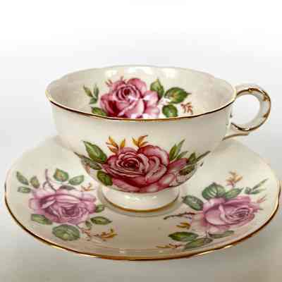 Cup and Saucer - Donated in memory of Esther (Mrs. Morris) Larson