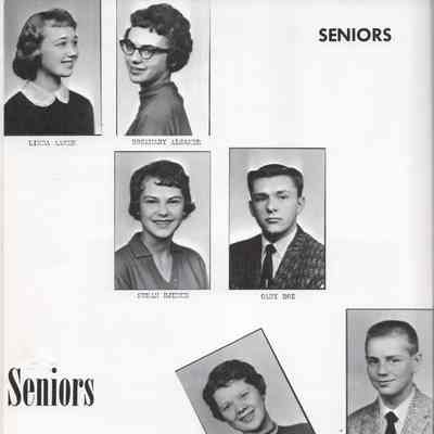Hatton High School 1959 Yearbook: Class of 1959 Senior photographs, page 1