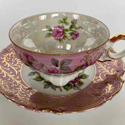 Cup and Saucer -Donated by Verna (Mrs. Orville) Wiger