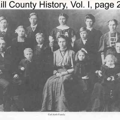 Amb family: Carl A & Caroline (Renden) Amb, 1878 Settlers of Roseville Township, Traill County, DT
